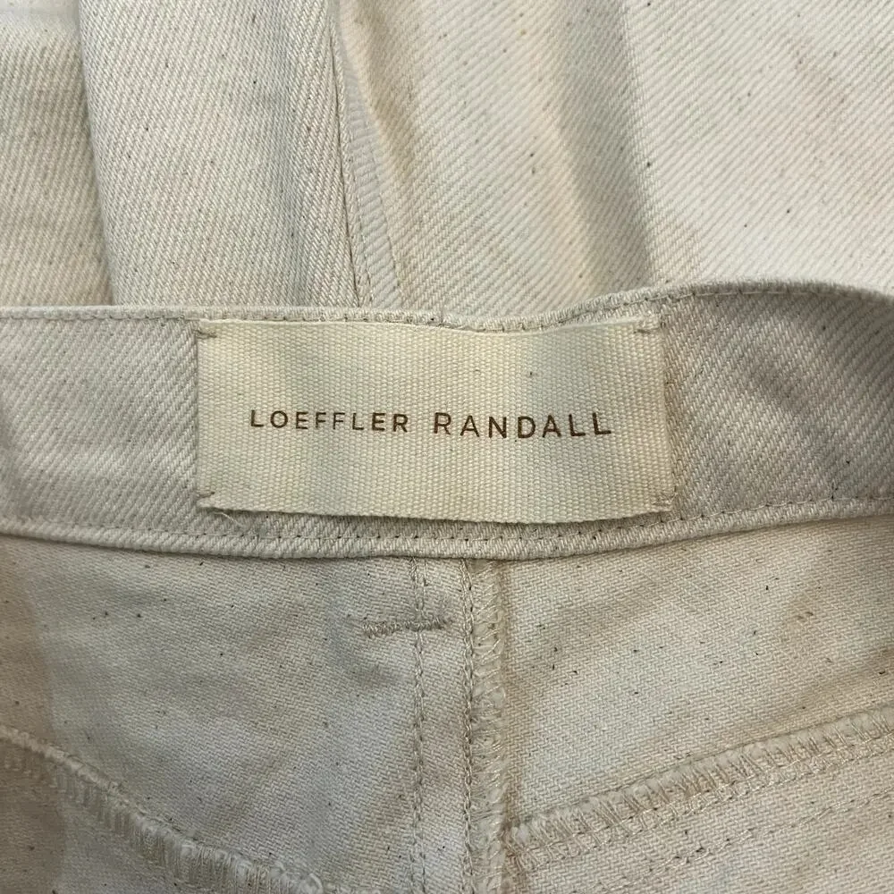 Loeffler Randall Demi Embroidered Pant Natural - Picture 8 of 9
